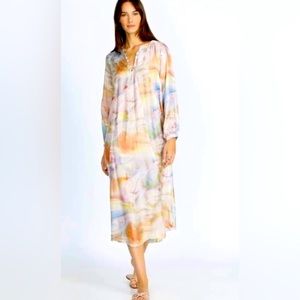 Johnny Was Calme - Multi-Colored Stunning Kaftan/Dress | Silk & Cotton - NWOT